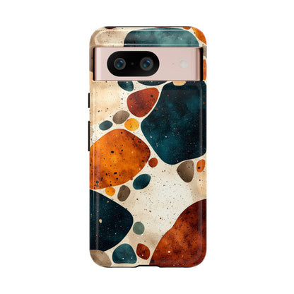 Earthy Terrazzo Stone Phone Case for iPhone, google Pixel & Samsung