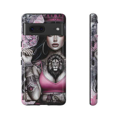 Queen of the Jungle – Regal Tattooed Goddess Mobile Cover