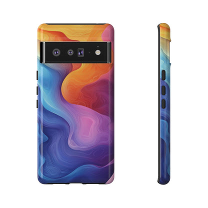 Aurora Flow Watercolor Phone Case for iPhone, google Pixel & Samsung