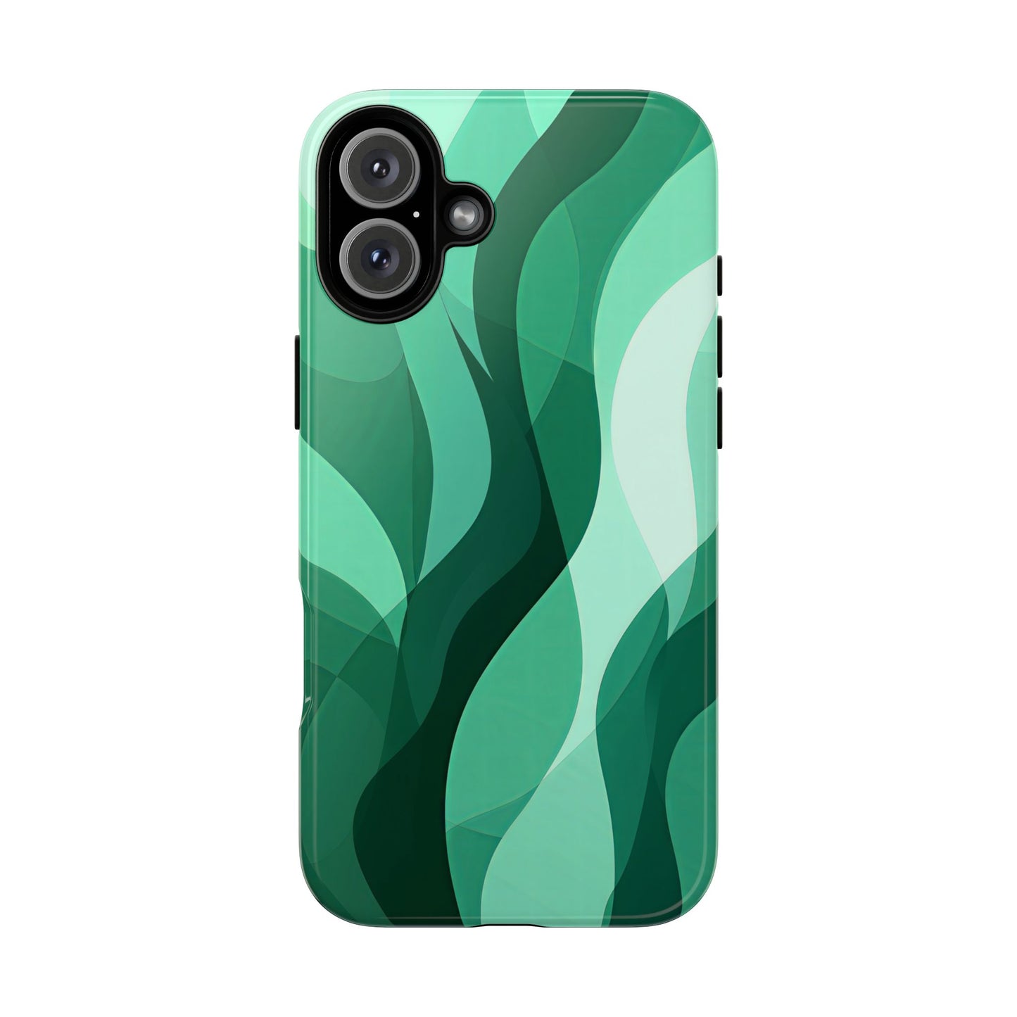Verdant Flow – Abstract Nature-Inspired Phone Case for iPhone, Samsung & Pixel