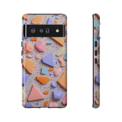 Playful Pastel Terrazzo Phone Case for iPhone, google Pixel & Samsung