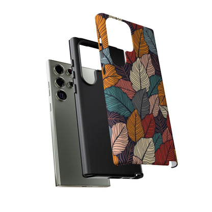 Colorful Abstract Leaves Pattern Design
