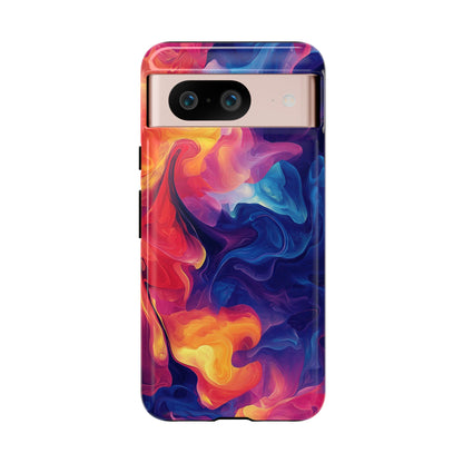 Cosmic Bloom – Abstract Vortex  Phone Case for iPhone, Samsung & Pixel