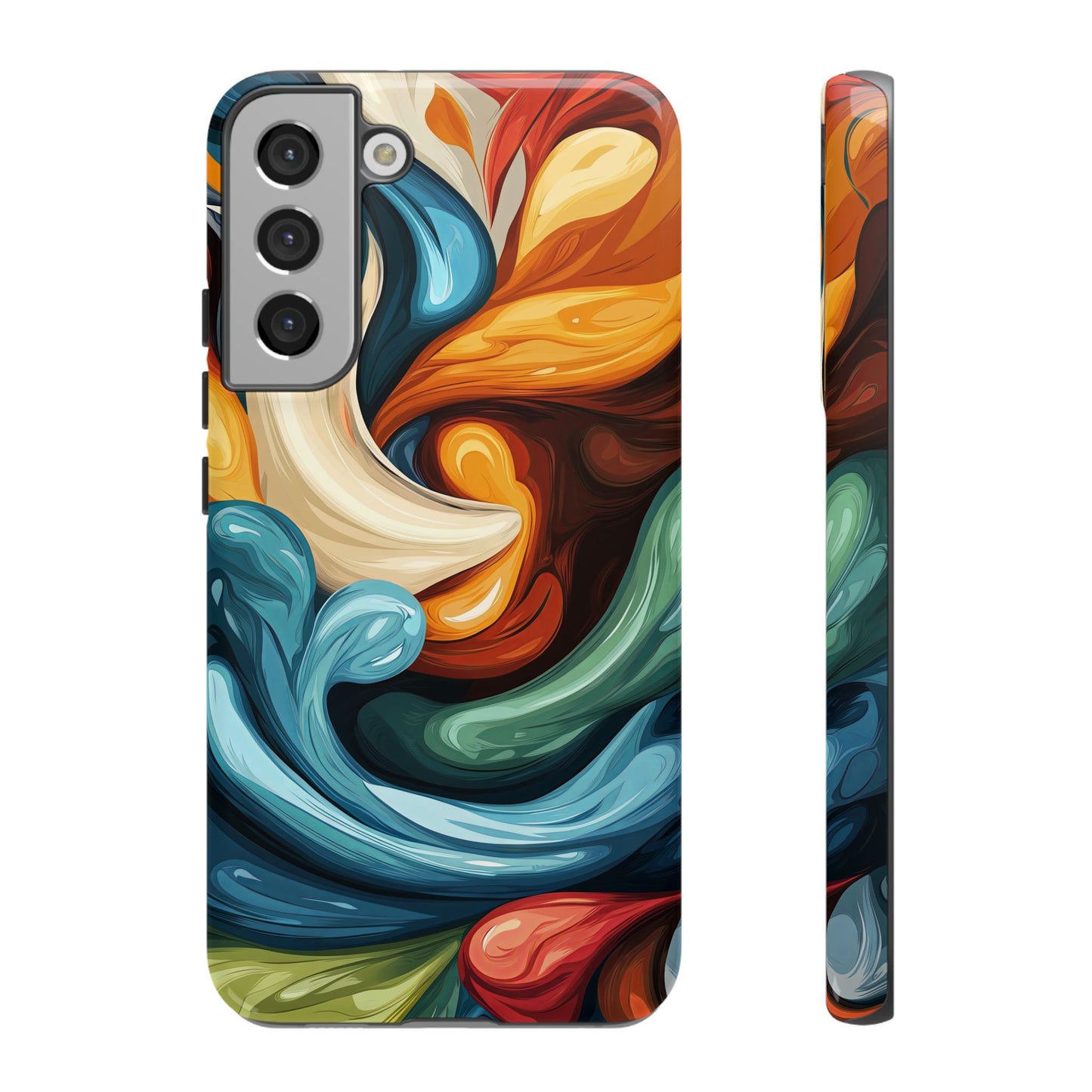 Color Current – Fluid Energy Abstract Phone Case for iPhone, Samsung & Pixel
