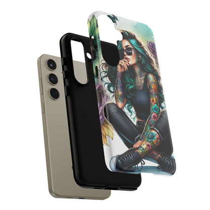 Urban Wildflower – Edgy Tattooed Beauty Mobile Cover