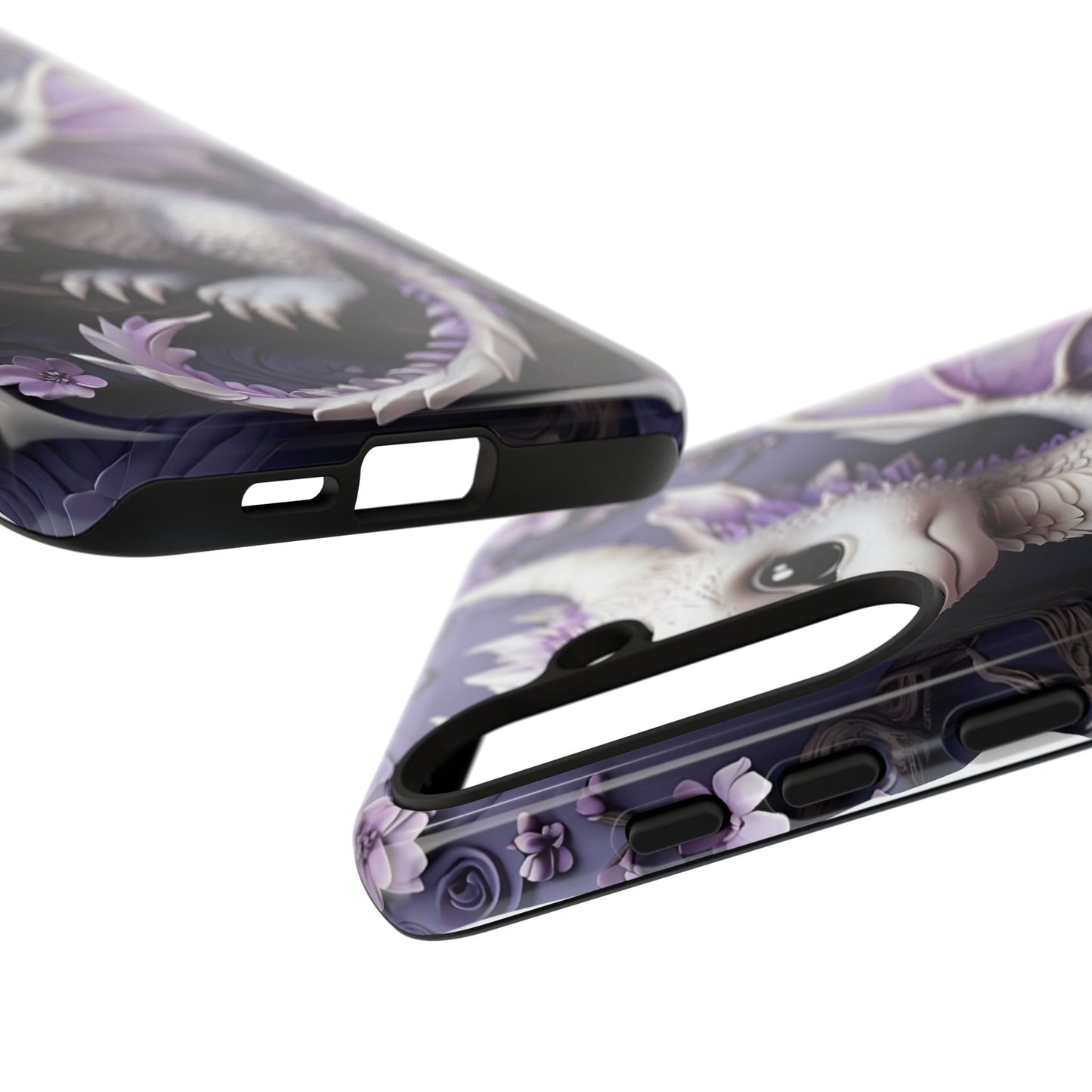 Charming Young Dragon on a Branch Phone Case Design