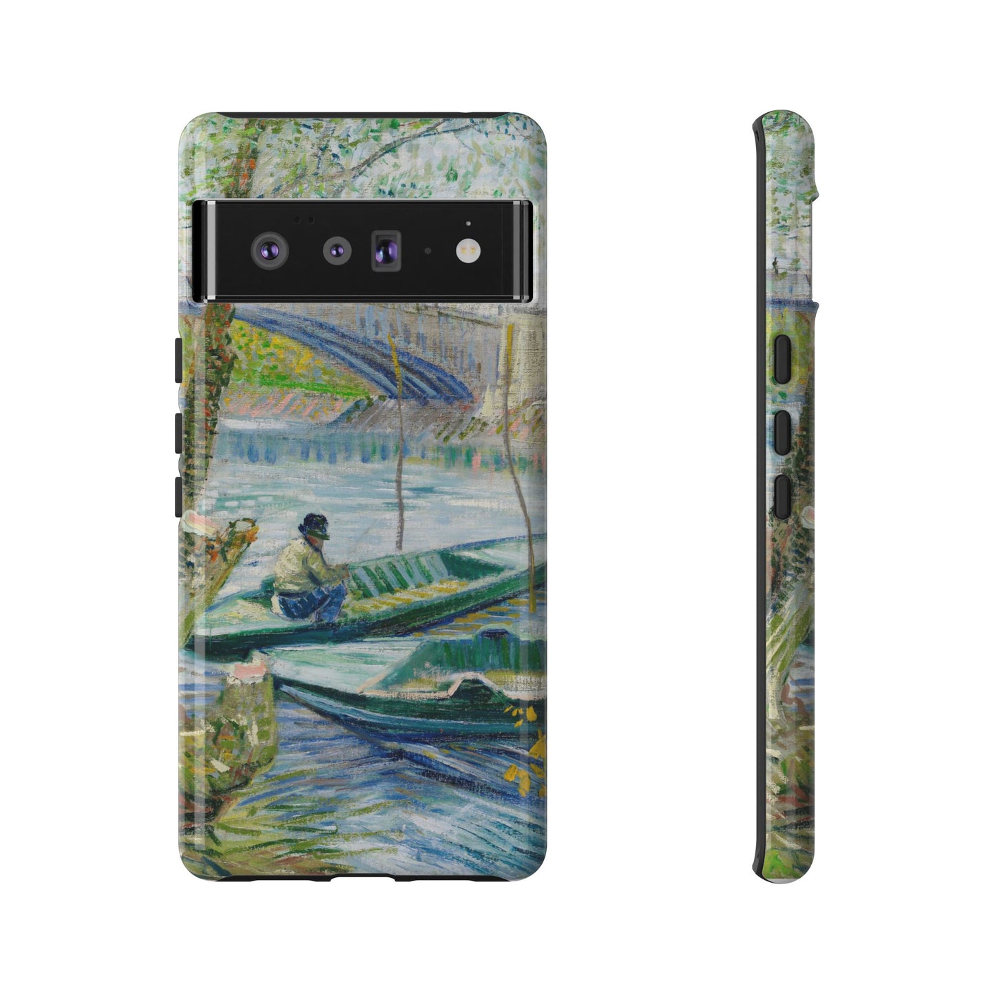 Vincent Van Gogh Fisherman Painting Phone Case - Art Case for iPhone, Samsung & Google Pixel
