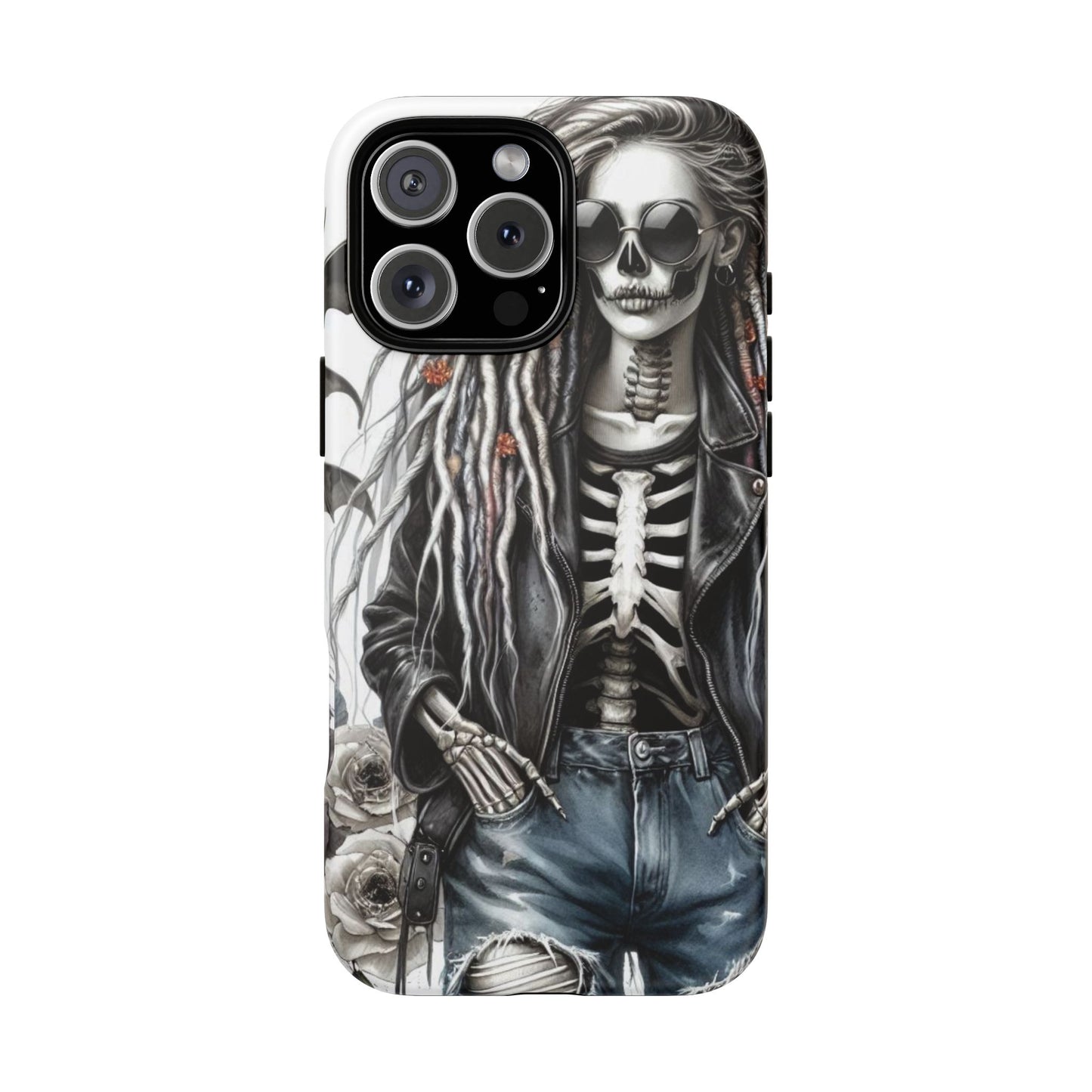 Skull Queen – Gothic Skeleton & Dark Grunge Mobile Cover
