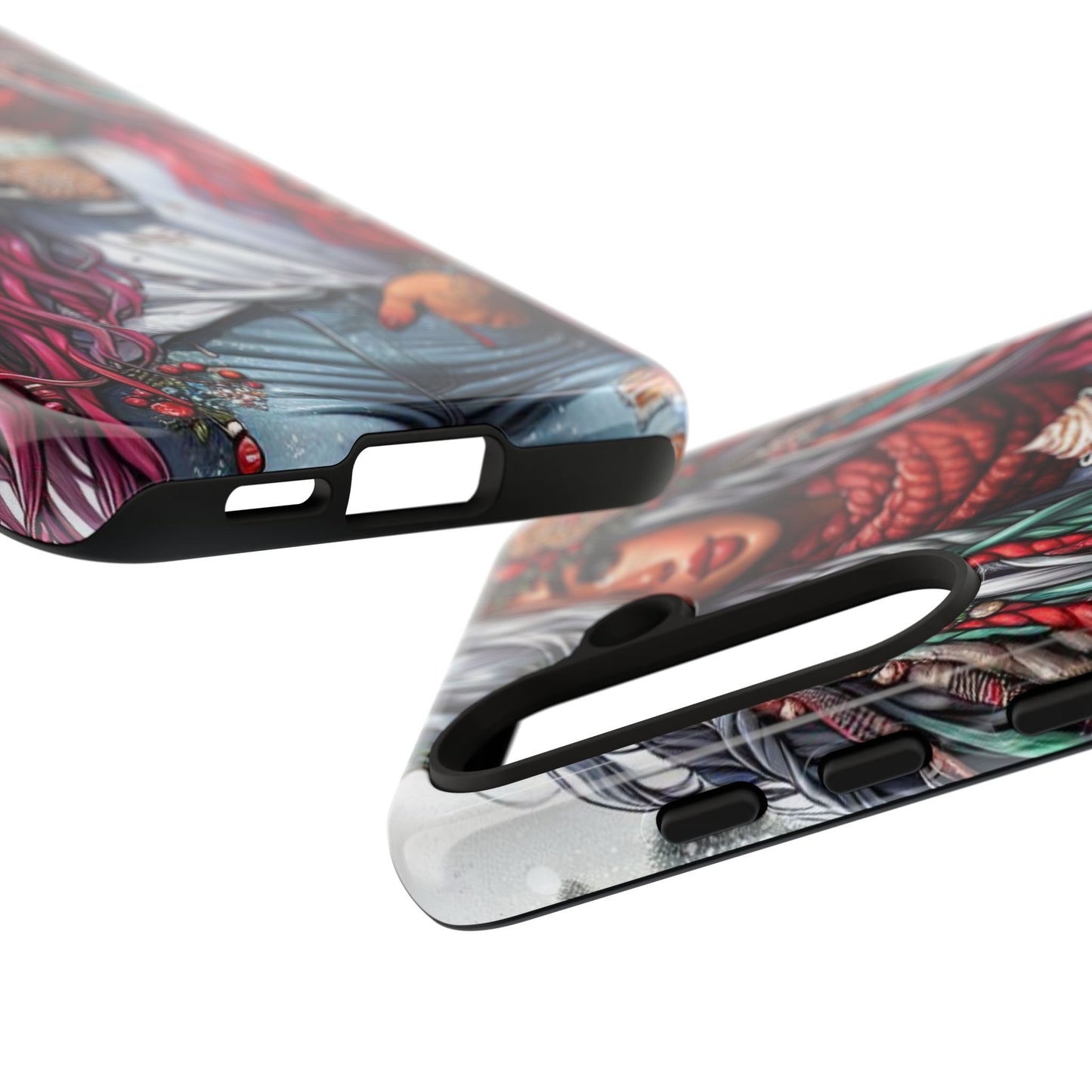Boho Winter Queen – Cozy Dreads & Holiday Vibes Mobile Cover