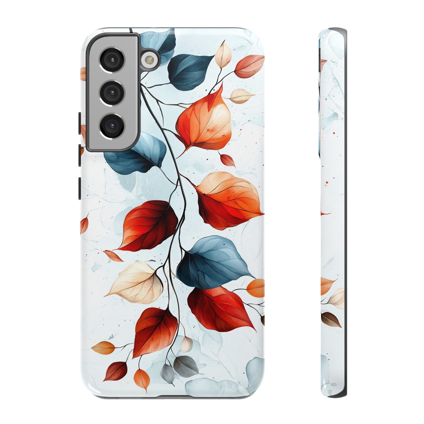 Crimson Drift | Minimalist Botanical Phone Case for iPhone, Pixel & Samsung