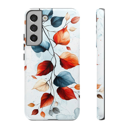 Crimson Drift | Minimalist Botanical Phone Case for iPhone, Pixel & Samsung