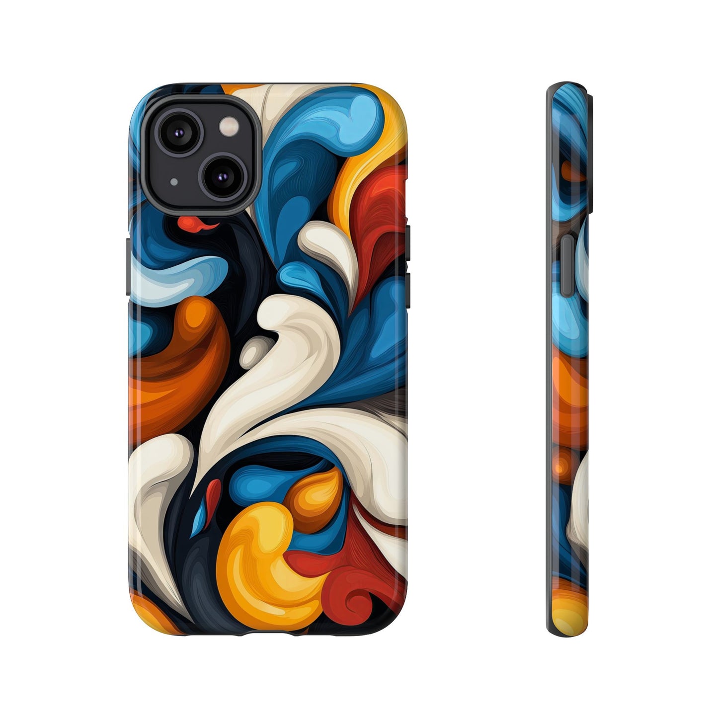 ColorSurge – Bold Fluid Abstract  Phone Case for iPhone, Samsung & Pixel