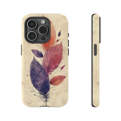 Boho Feather Bloom Phone Case for iPhone, Pixel & Samsung