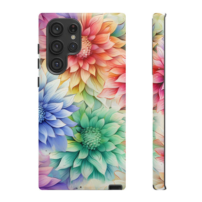 Rainbow Bloom Mandala Floral Mobile Case