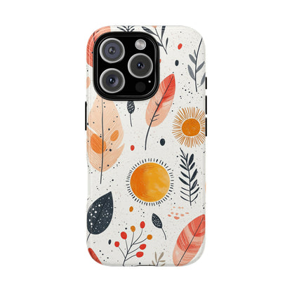 Sunshine & Feathers Boho Phone Case for iPhone, Pixel & Samsung
