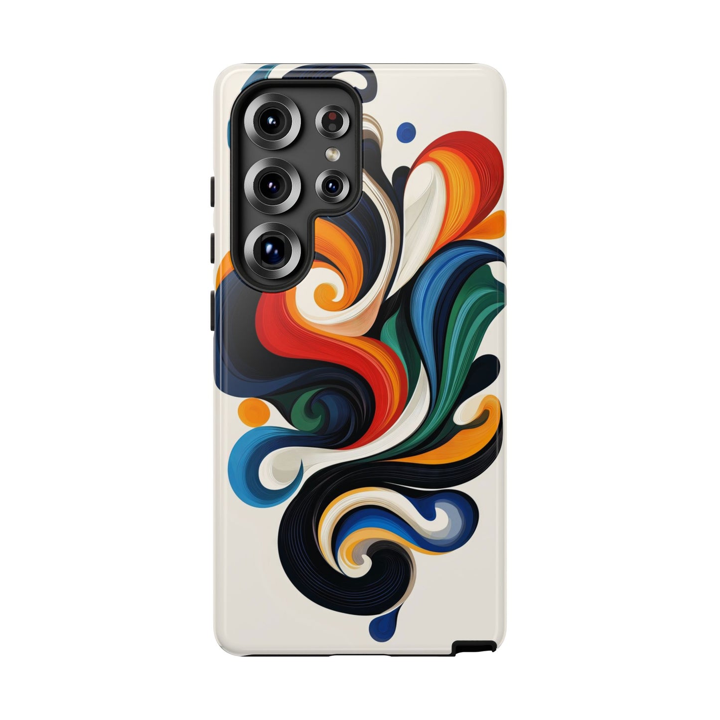 WhirlMuse – Elegant Swirl Abstract  Phone Case for iPhone, Samsung & Pixel