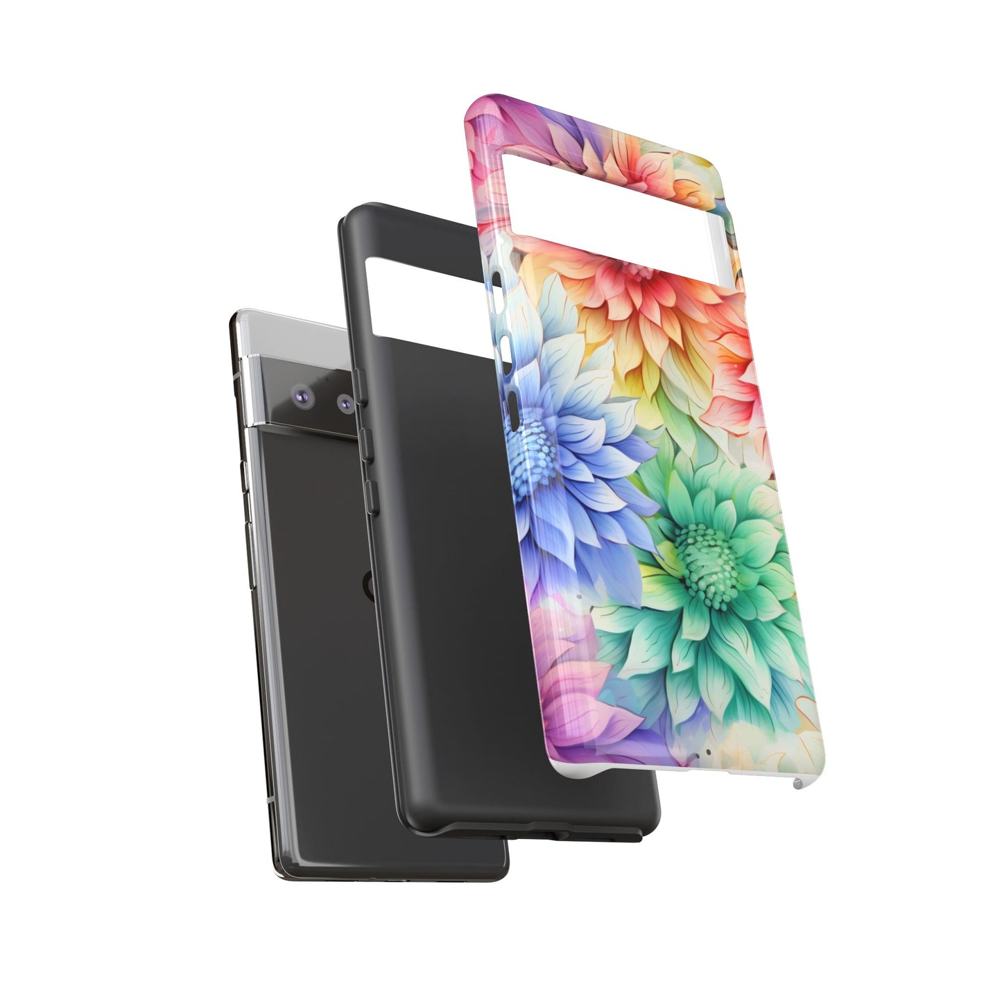 Rainbow Bloom Mandala Floral Mobile Case