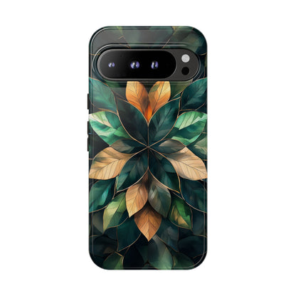 Golden Harmony Leaf Phone Case for iPhone, Samsung & Google Pixel