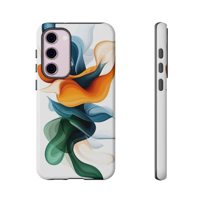 Verdant Flow – Modern Abstract Phone Case for iPhone, Samsung & Pixel
