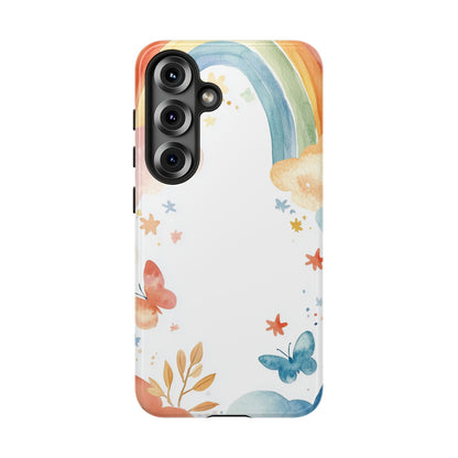 Dreamy Skies & Rainbows Watercolor Phone Case for iPhone, google Pixel & Samsung