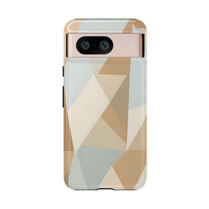 Neutral Geometrical Triangular Abstract Pattern