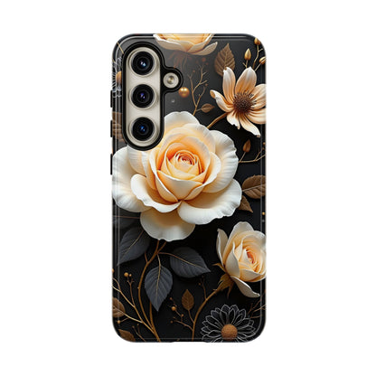 Elegant 3D Floral Design, Botanical Phone Case design for Iphone.