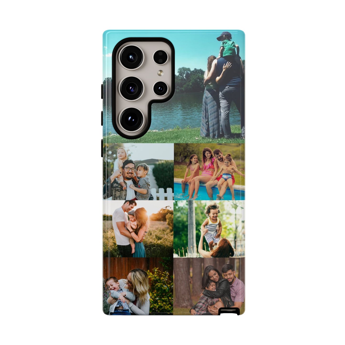 Personalised Custom Photo Collage Phone Case – Add Your Images/Loving Memory – Unique Gift for iPhone, Samsung  & Google Pixel – Protective & Stylish Cover, Couples Gift