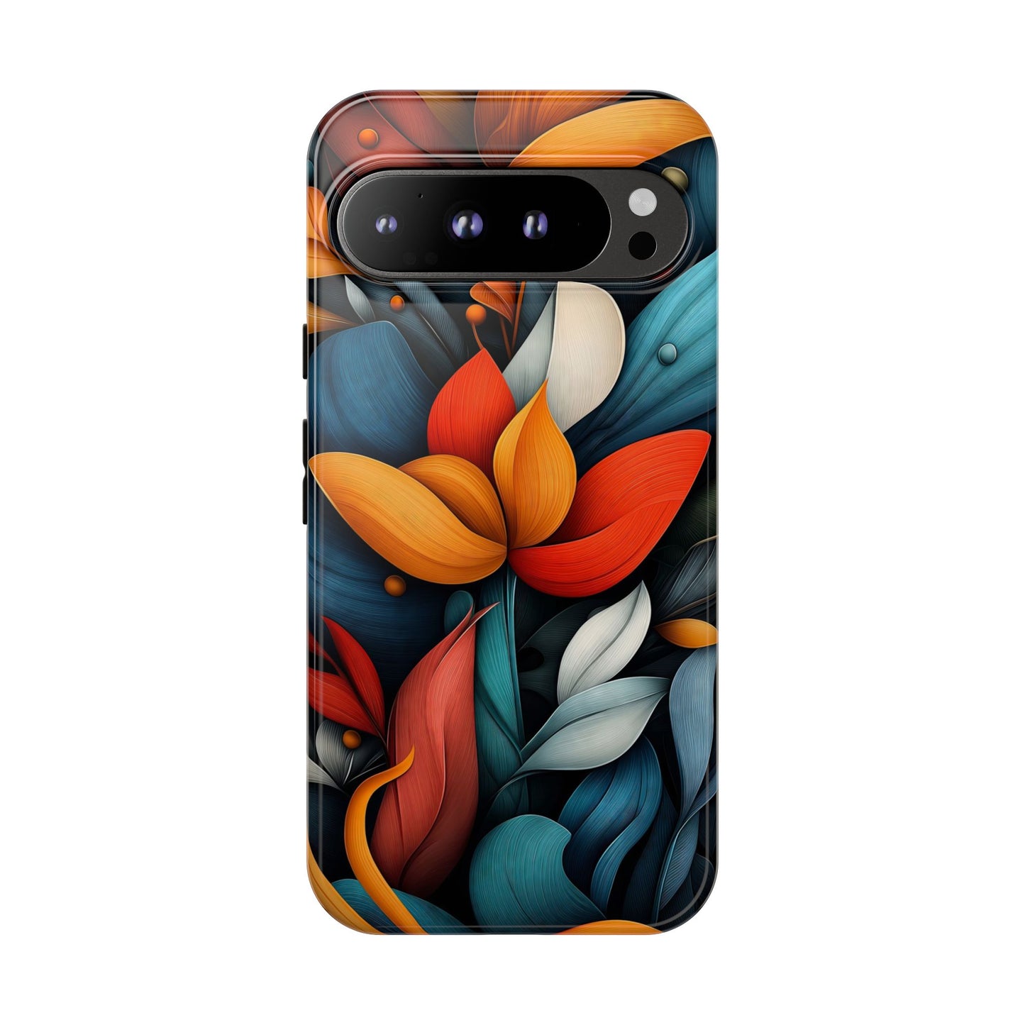 Velvet Bloom – Elegant Floral Art Phone Case for iPhone, Pixel & Samsung