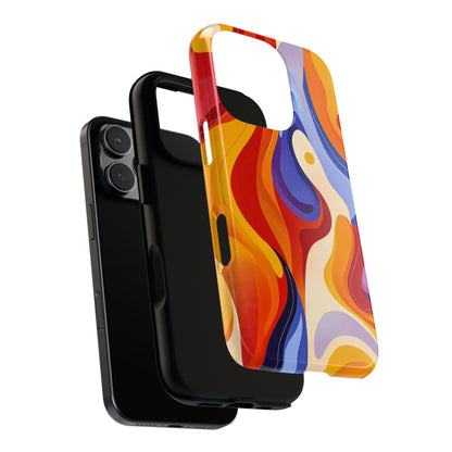 LavaFlow – Vivid Heatwave Abstract Phone Case for iPhone, Samsung & Pixel