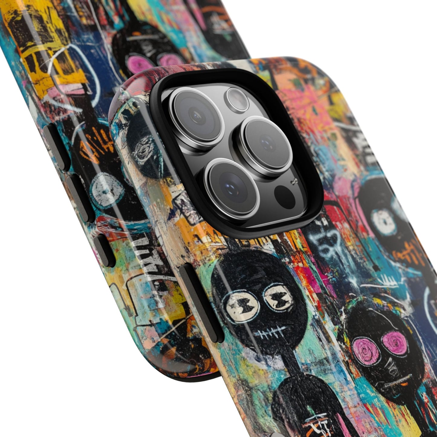 Basquiat Phone Case – Graffiti iPhone Cover - iPhone, Samsung & Google Pixel Cover - Artistic Painting Case,  Art Lover Gift
