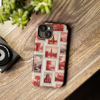 Vintage Postcard Stamps Phone Case