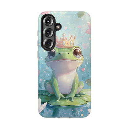 Royal Frog Phone Case – Cute Anime Aesthetic for iPhone, Google Pixel & Samsung