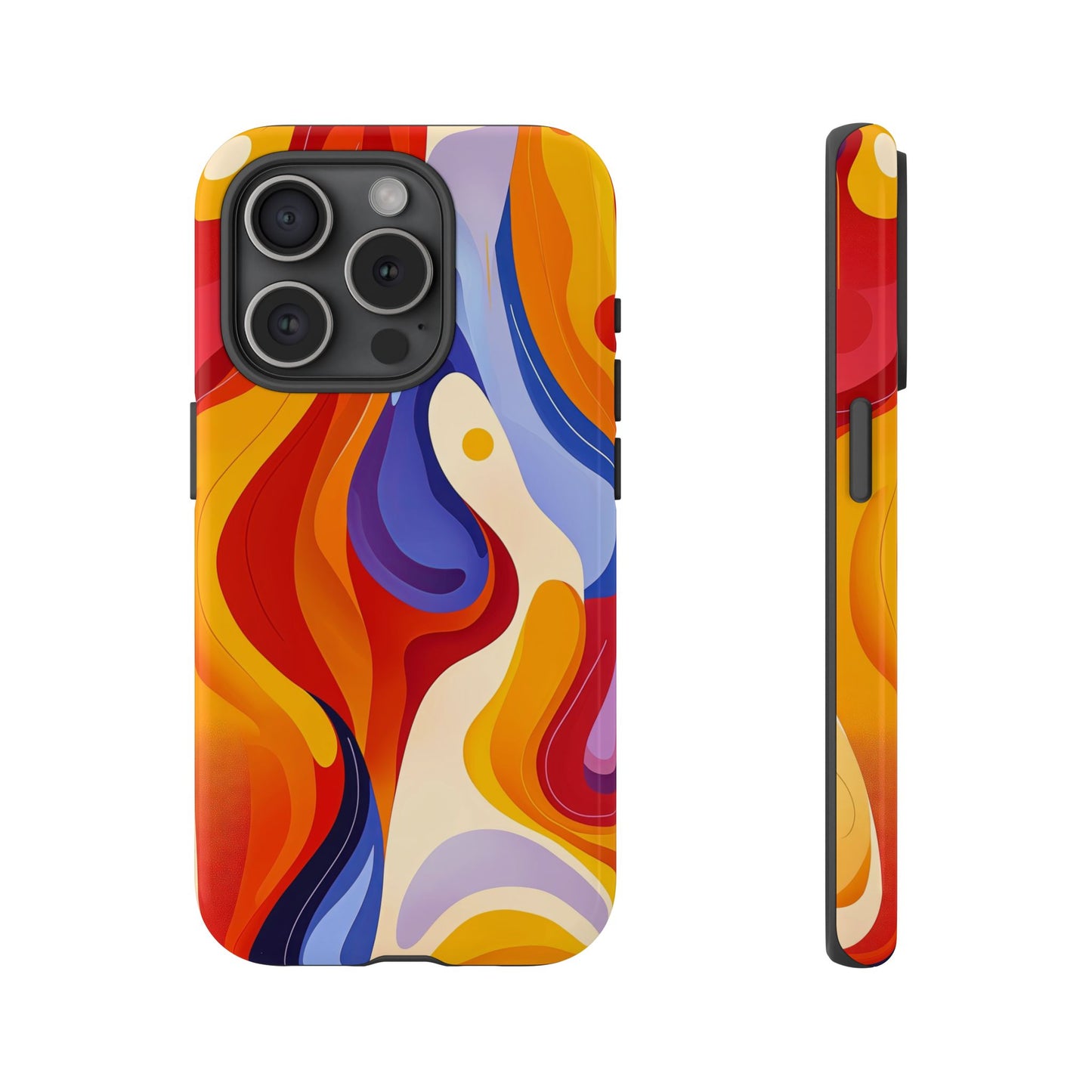 LavaFlow – Vivid Heatwave Abstract Phone Case for iPhone, Samsung & Pixel