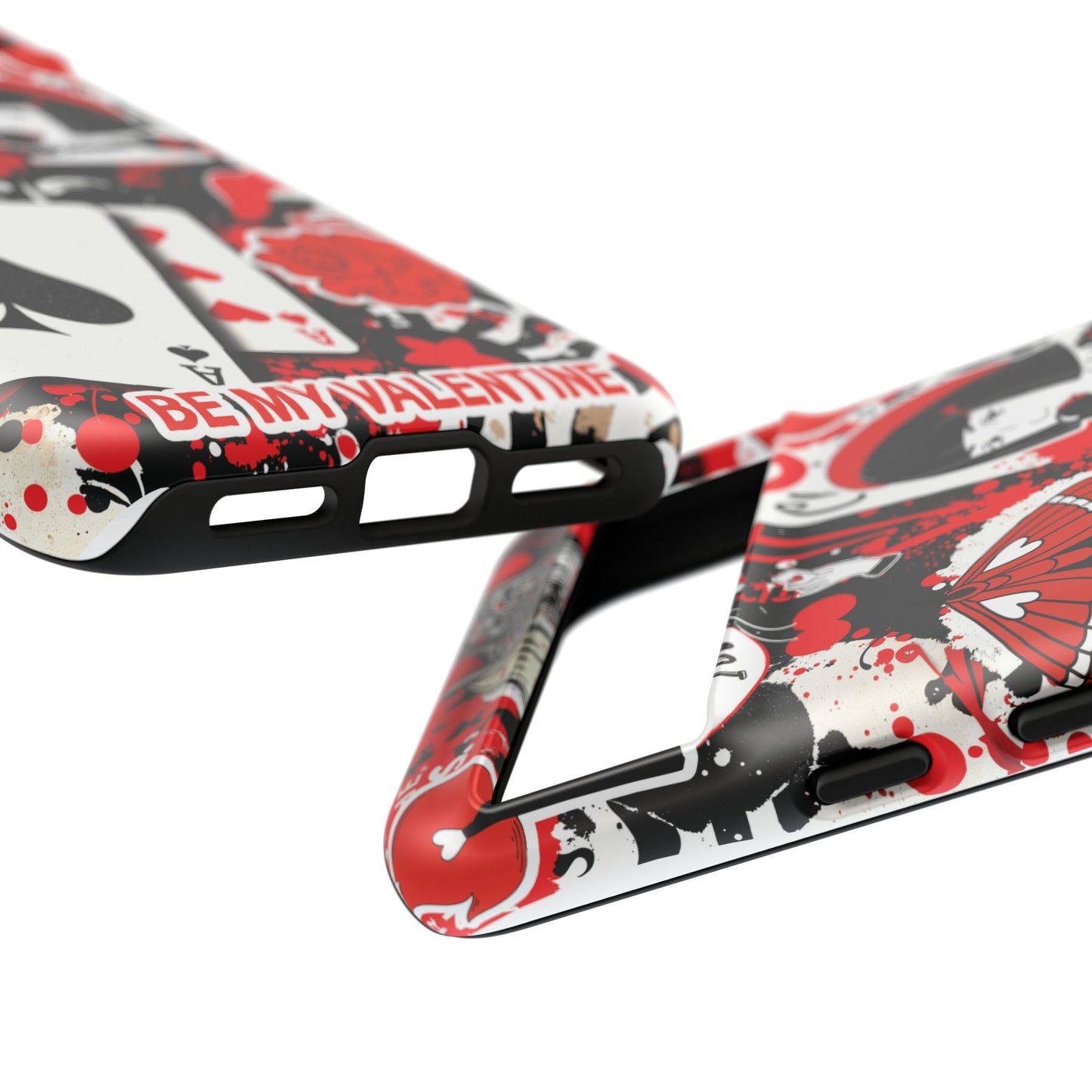 Bold Red & Black Ace Card Phone Case