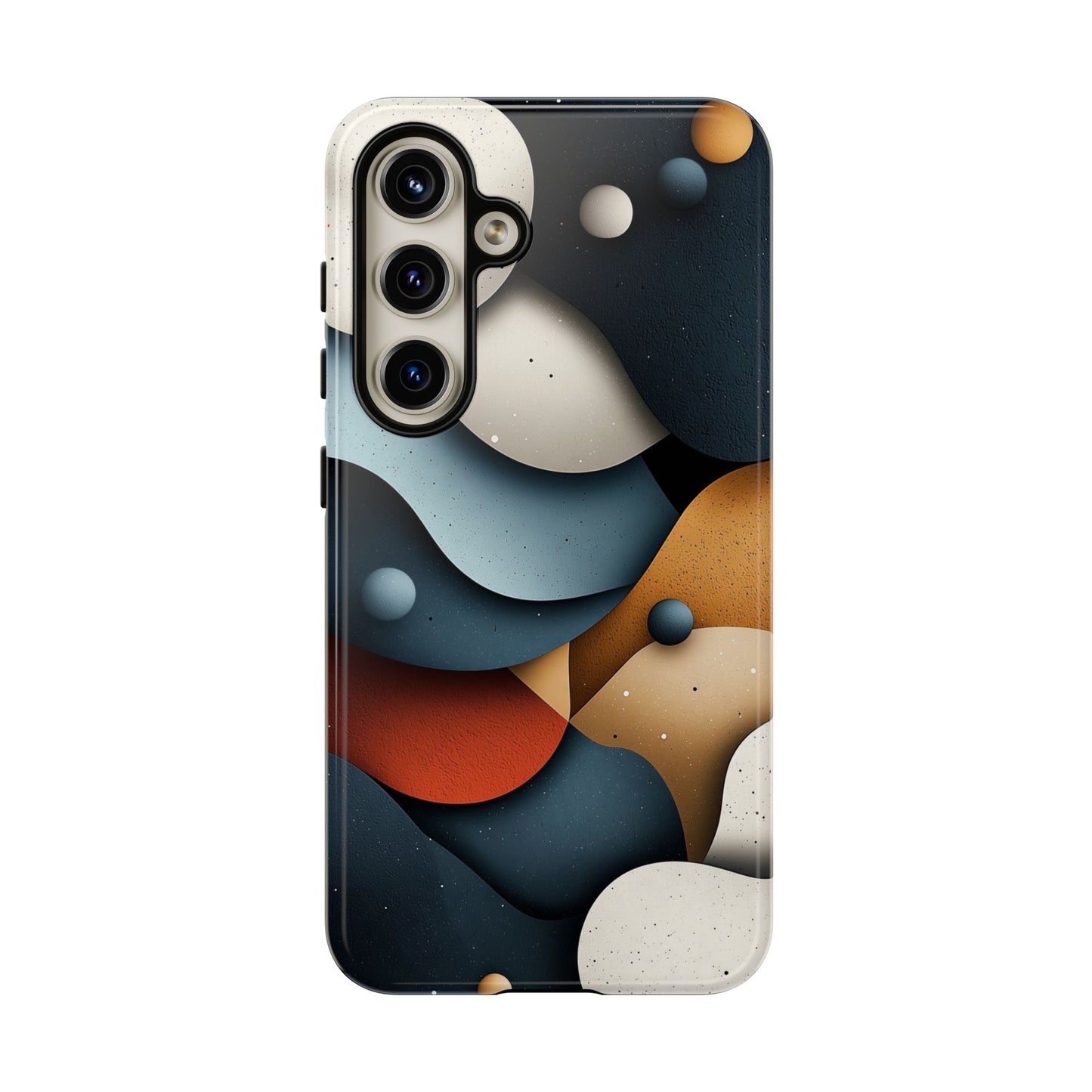 Cosmic Flow – Textured Abstract Phone Case for iPhone, Samsung & Pixel