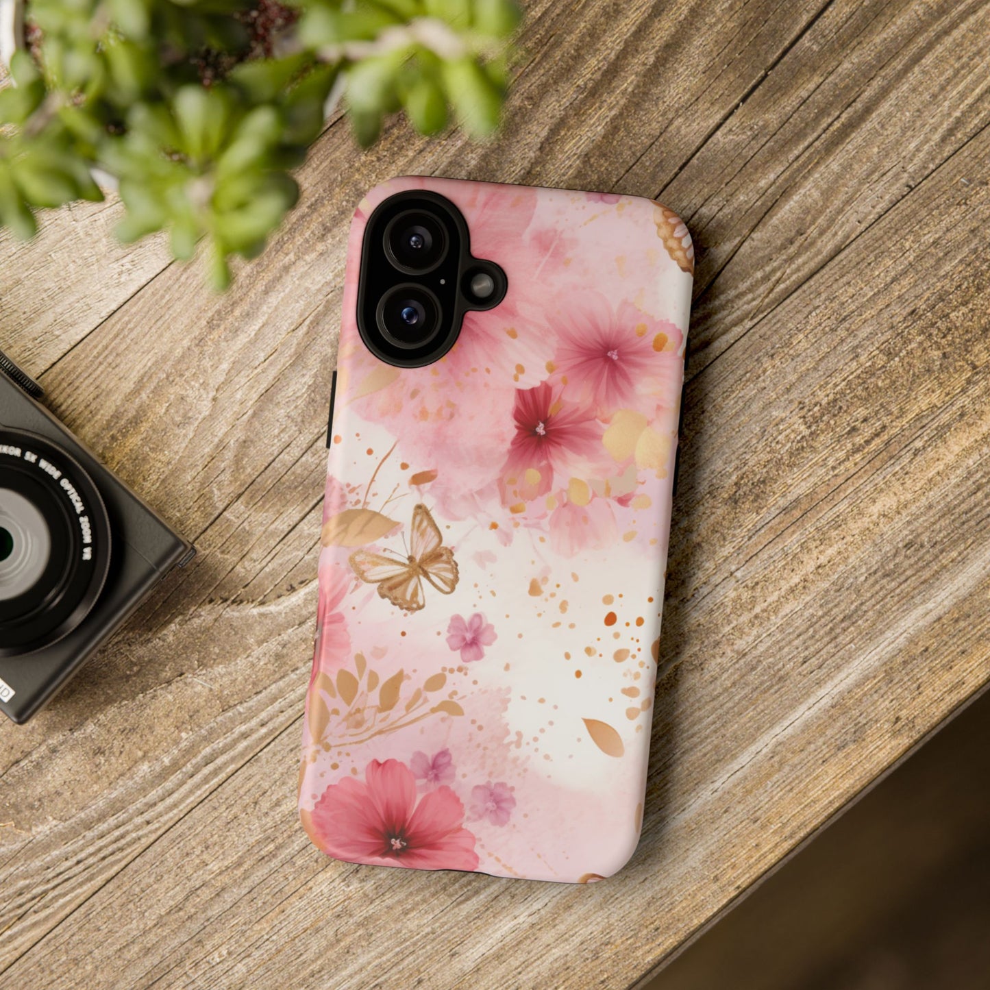 Blush Elegance Floral Mobile Case