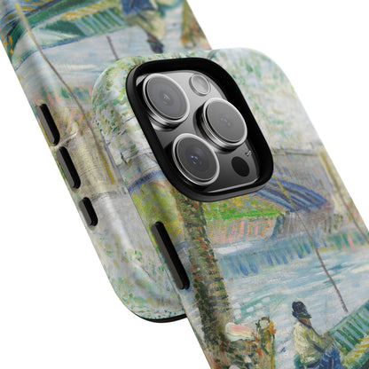 Vincent Van Gogh Fisherman Painting Phone Case - Art Case for iPhone, Samsung & Google Pixel