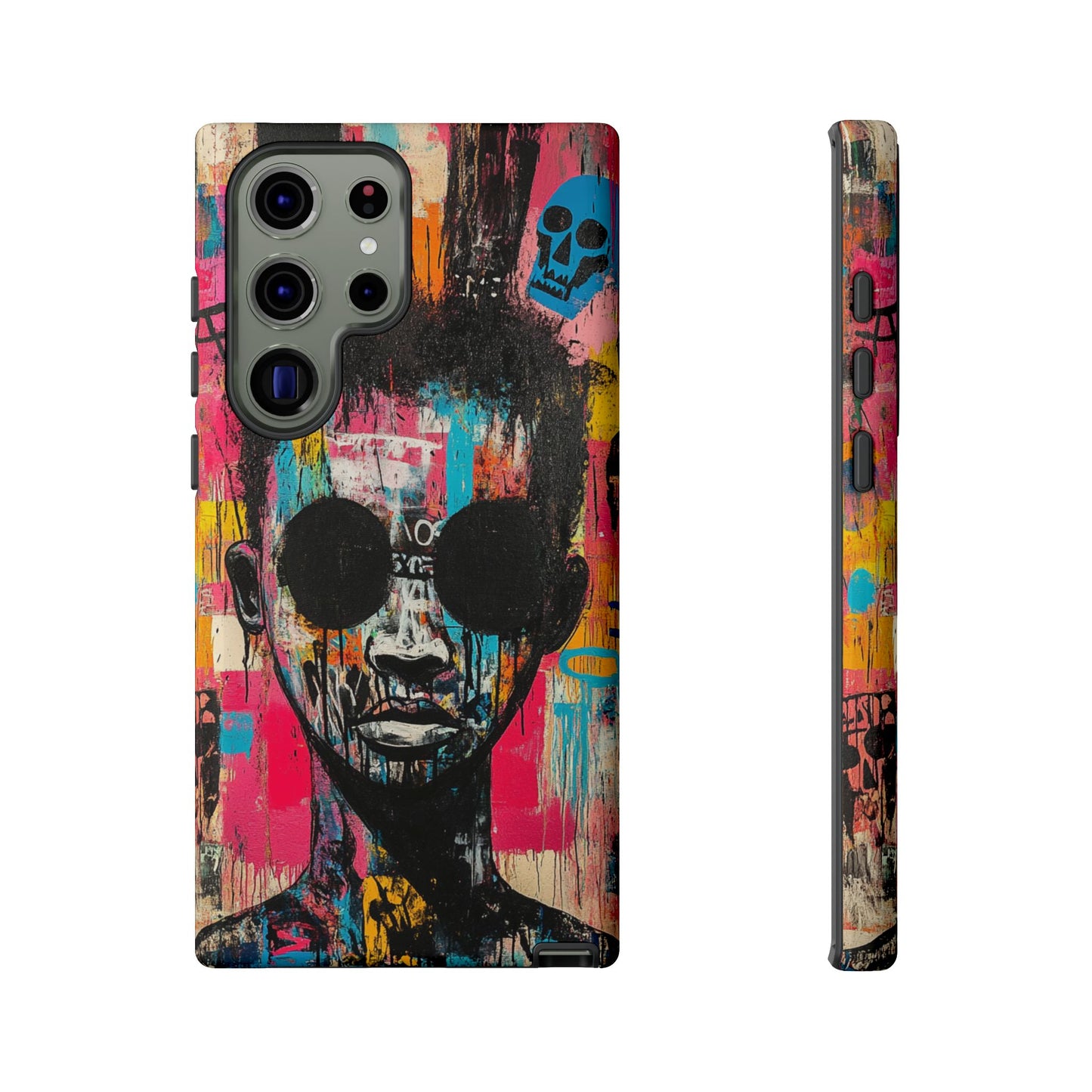 Basquiat Street Art Phone Case – Artistic Phone Protection - iPhone, Samsung & Google Pixel Cover - Artistic Painting Case,  Art Lover Gift