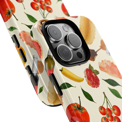 Fresh Fruits & Veggies Pattern Phone Case