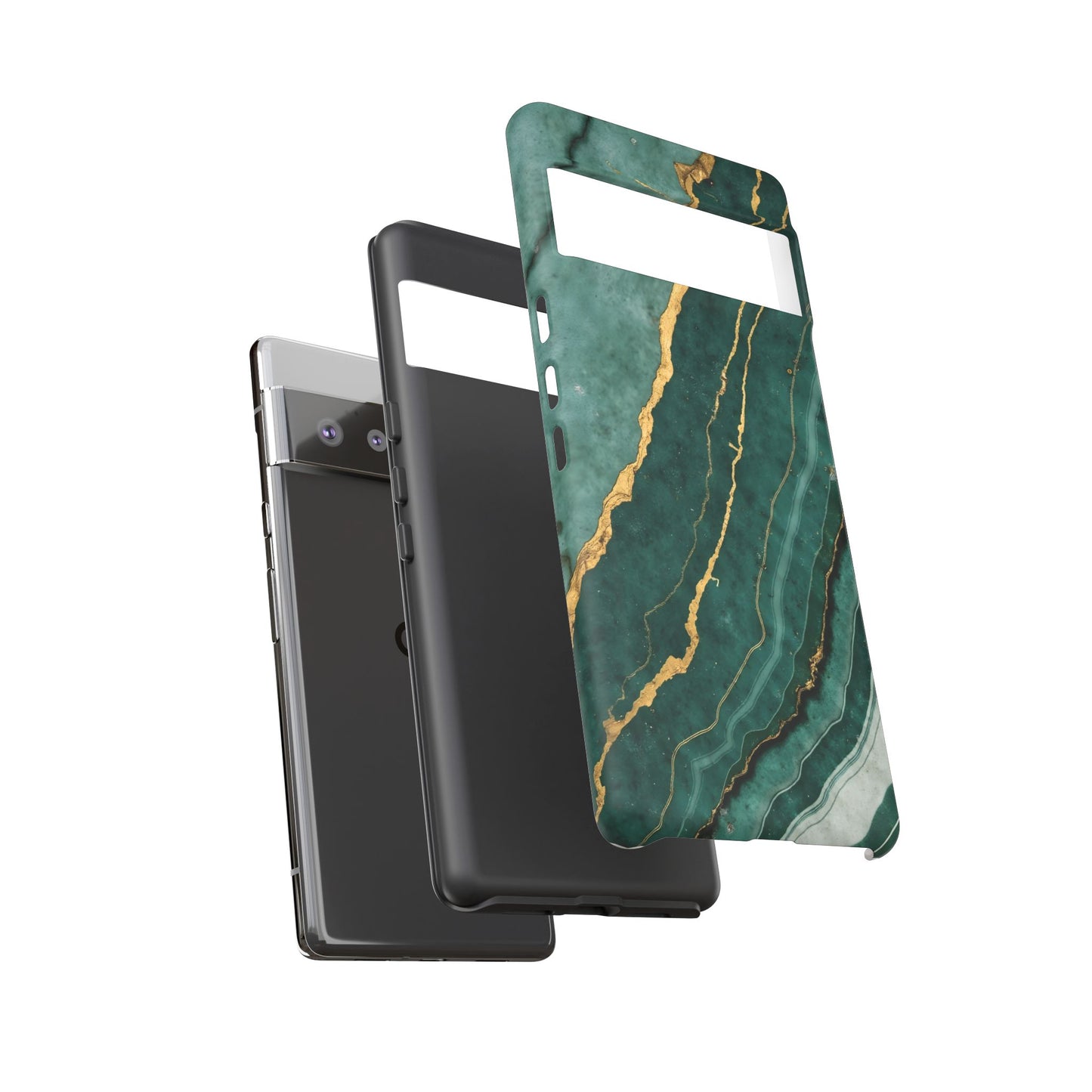 Jade Green Marble Case Design