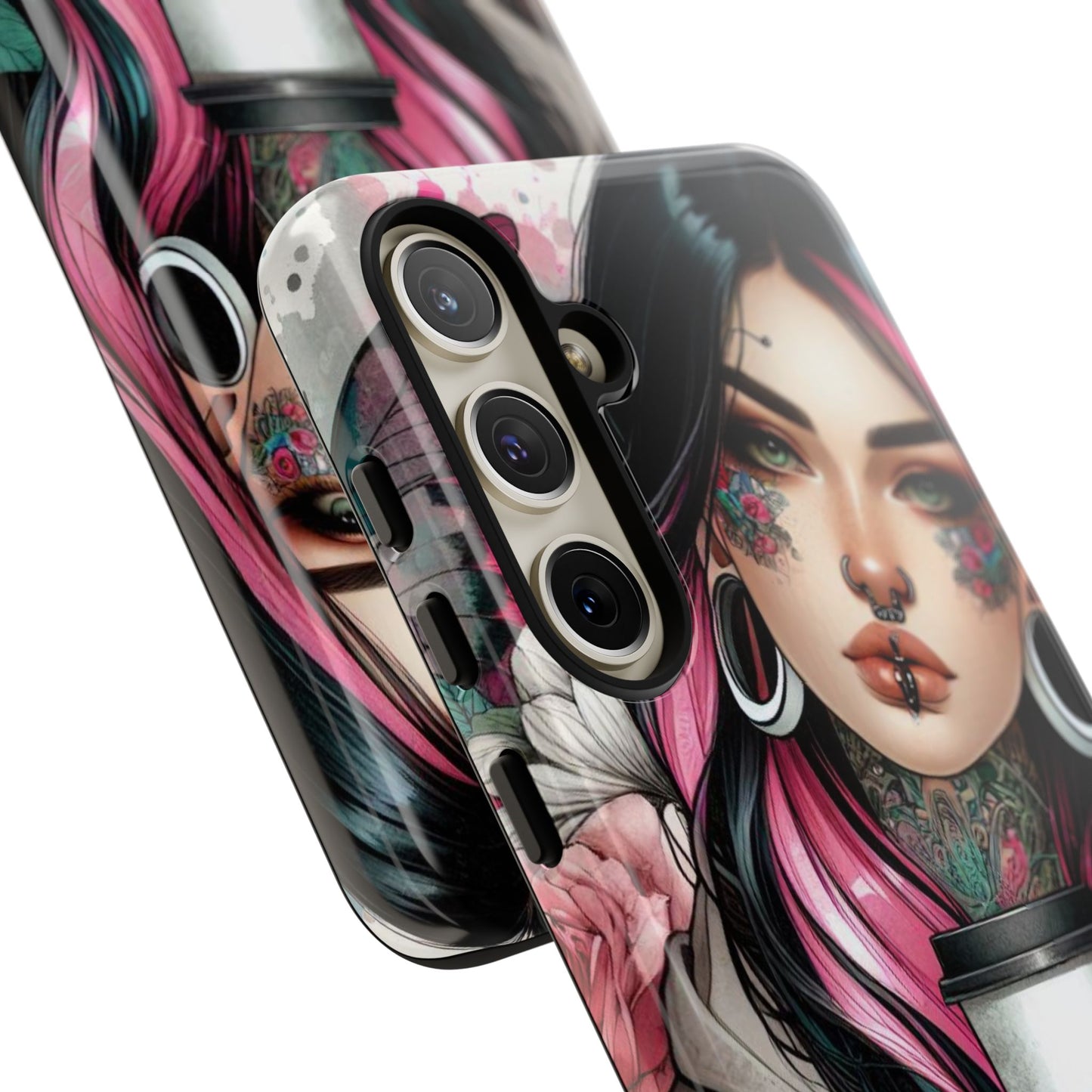 Tattooed Coffee Lover Art Mobile Case