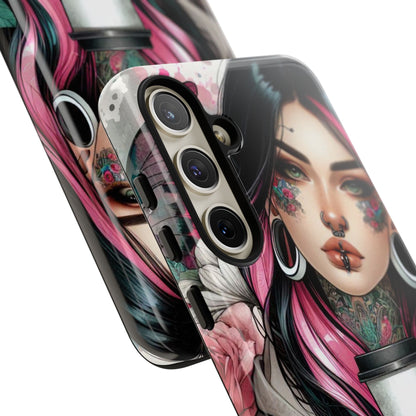 Tattooed Coffee Lover Art Mobile Case