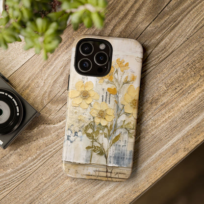 Vintage Botanical Floral Mobile Case