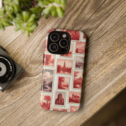 Vintage Postcard Stamps Phone Case