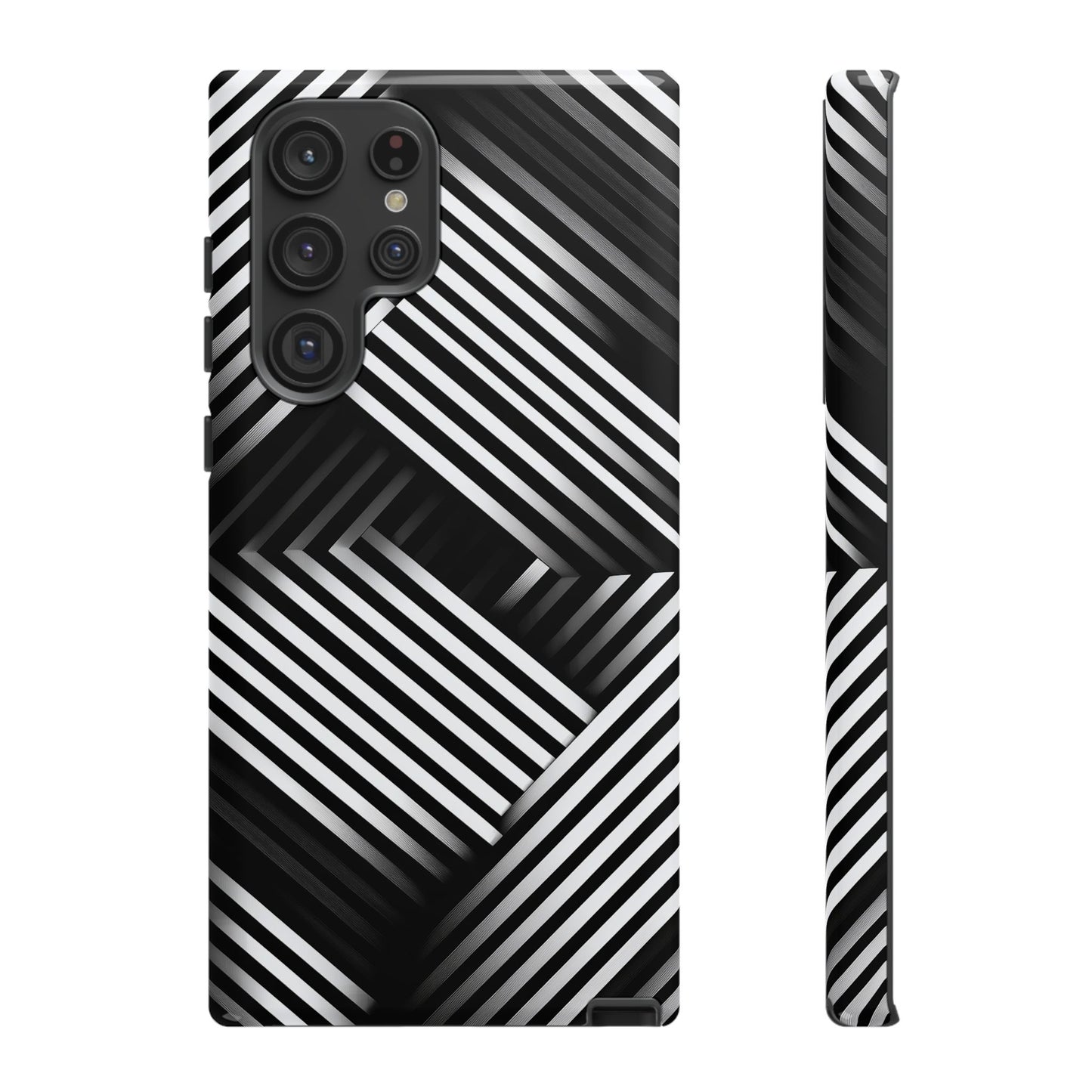 Monochrome Matrix Phone Case for iPhone, Pixel & Samsung