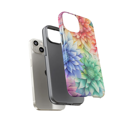 Rainbow Bloom Mandala Floral Mobile Case