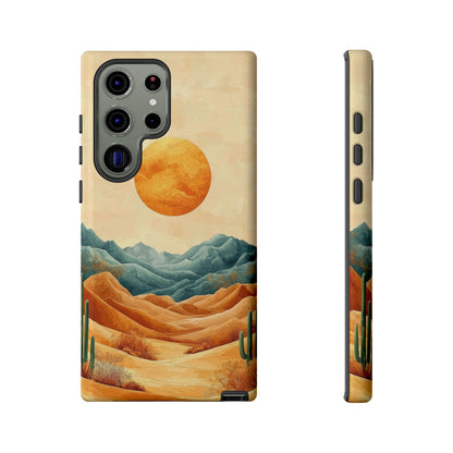 Golden Solstice Desert Boho Phone Case for iPhone, Pixel & Samsung