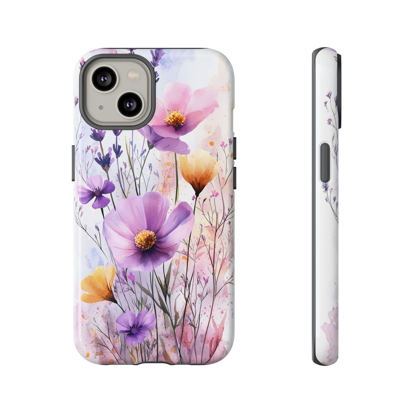 Wildflower Symphony Watercolor Phone Case for iPhone, google Pixel & Samsung