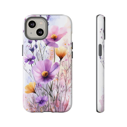 Wildflower Symphony Watercolor Phone Case for iPhone, google Pixel & Samsung