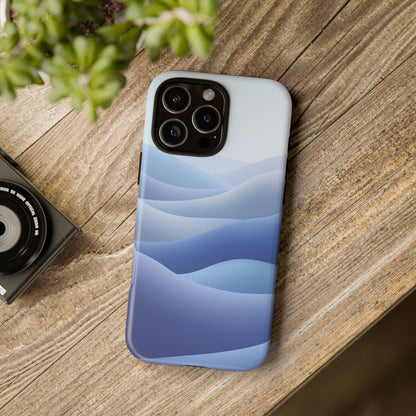 Intricate Abstract Wavy Landscape phone case